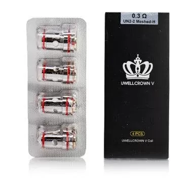 Uwell | Crown Tank 5 .3 Coil 4pk - Ejuicewarehouse