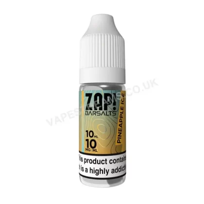 Pineapple Ice Nicotine Salt E-Liquid by ZAP! Bar Salts - Vapestreams Co