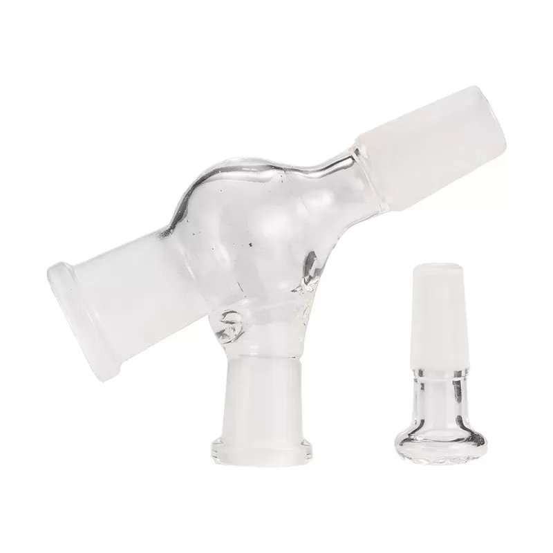 14mm Female to 14mm Male Pass-Through Glass Adapter - Ecigdepot
