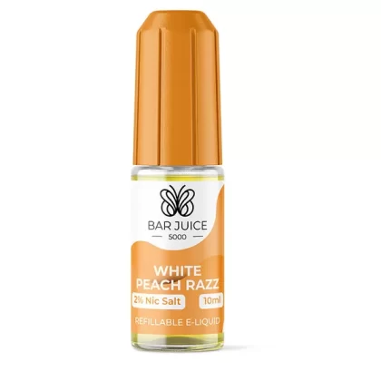 Bar Juice 5000 White Peach Razz Nic Salt E-Liquid - 10mg