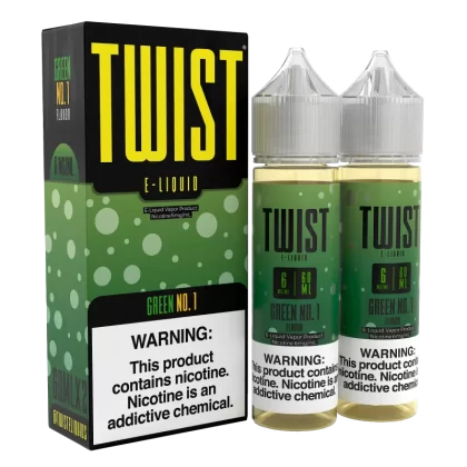 TWIST E-Liquid - Green No.1 - 120ML E-Liquid (Twin 60ML Pack) - 3MG
