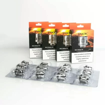 SMOK TFV8 X-Baby Coils – Pack of 3x Coils