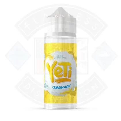 Yeti Ice Cold lemonade 0mg 100ml Shortfill E-Liquid - Eliquidsupply
