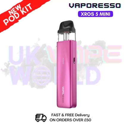 Rose Red Vaporesso Xros 5 Mini Pod Kit