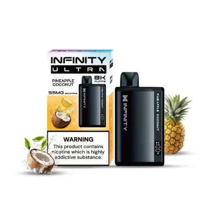 Infinity Bar Ultra Disposable – Pineapple Coconut 20/55mg (8000Puffs) - Vape Product, Vape Product