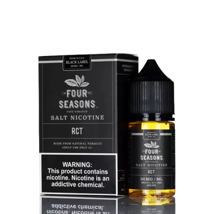 Four Seasons Salt Nicotine - Black Label - RCT - 30ml - 30mg