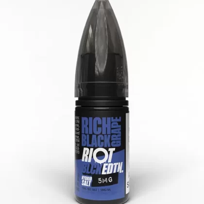 Rich Black Grape Hybrid Salt E-Liquid - Riot Black Edition