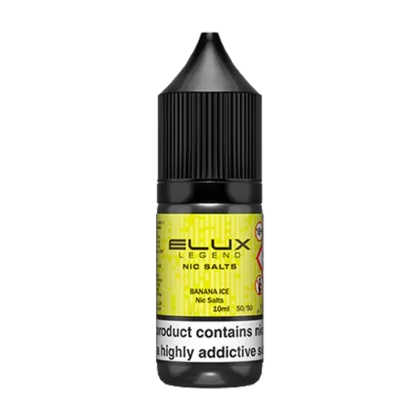 Banana Ice Nic Salt by Elux 10ml - 10mg - Vape Product (8F7DC1)