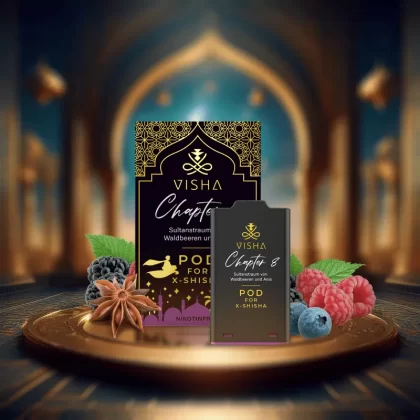 Visha X-Shisha Pod- Chapter 8 – Nikotinfrei - Visha / Nikotinfrei / 7ml / Nein
