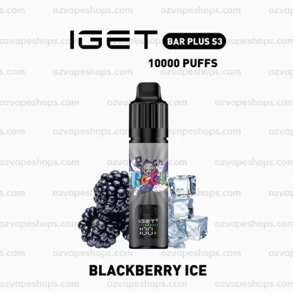 IGET Bar Plus S3 Kit – Blackberry Ice - Vape Store