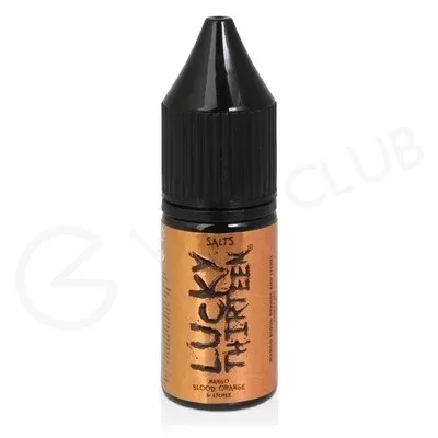 Mango, Blood Orange & Lychee Nic Salt E-Liquid by Lucky Thirteen