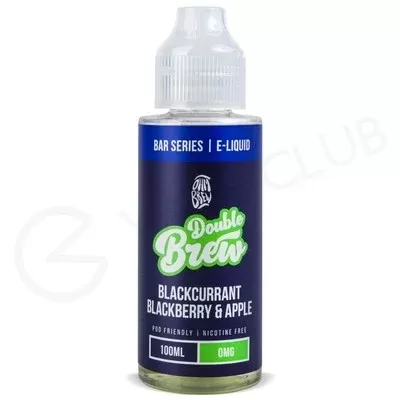 Blackcurrant & Blackberry Apple Shortfill E-Liquid by Double Brew Bar Series 100ml
