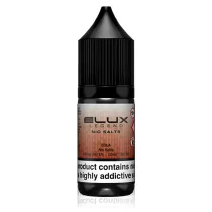 Cola By Elux Legend 10ml Salts - Nicotine Strength#20mg (Salt)>10mg (Salt) (1F5224)