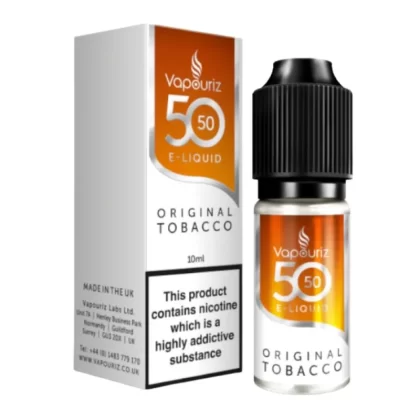 Original Tobacco E-Liquid 50/50 Series by Vapouriz (10ml) - 12mg