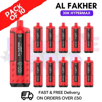 Strawberry Cherry AL Fakher 30K Kits Box Of 10