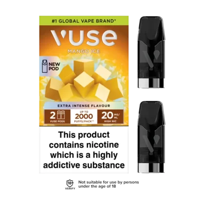 Mango Ice Vuse Pro Pods - 20mg - Vape Product (B0F76B)