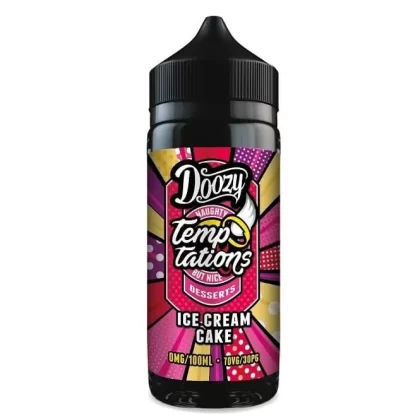 Ice Cream Cake Shortfill E-Liquid Temptations Series by Doozy Vape Co (50ml) - Vapekit Co