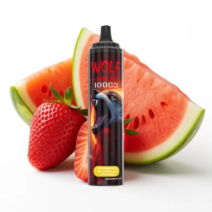 JNR Wolf Niplo 10000 Puffs Fresa Sandía Limonada 20ml 5% Tipo-C