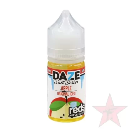 7Daze – Reds Apple Iced – Salt Nic – 30mL - Vape Product