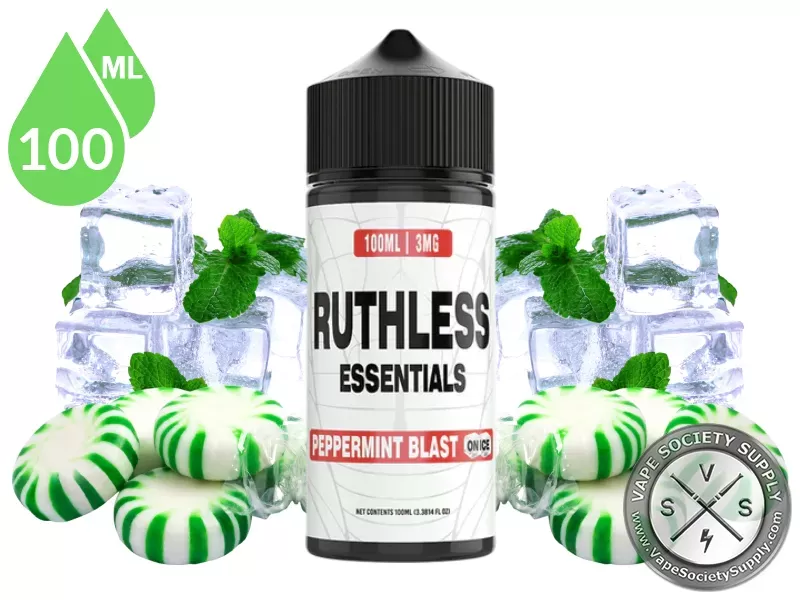 Peppermint Blast On Ice Ruthless Essentials 100ml