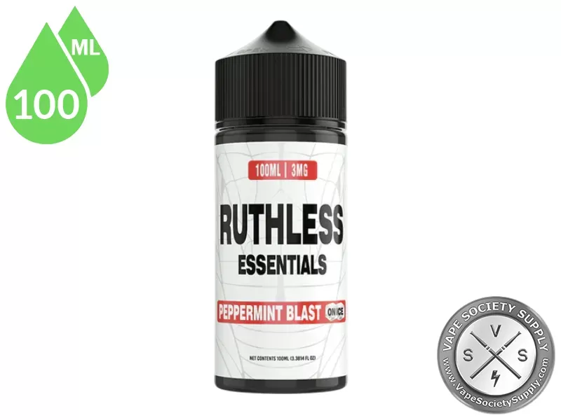 Peppermint Blast On Ice Ruthless Essentials 100ml - Image 3