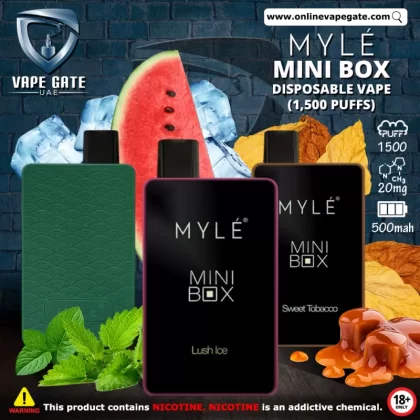 Myle Mini Box Disposable Vape (1,500 Puffs)