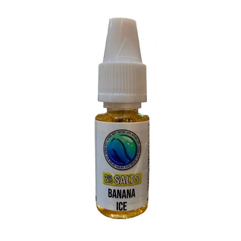 Vapour Days Salt Nicotine Banana Ice Juice 10mg / 20mg Salts - Vape Product, Vape Product