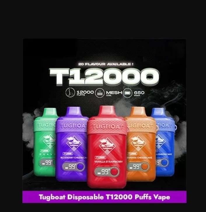 Tugboat T12000 Disposable Vape – Best Vape Kits UAE - Vapesmokezone - Image 2