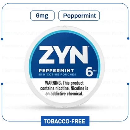 Buy ZYN Pepermint 6MG Nicotine Pouch Online | Fast Shipping