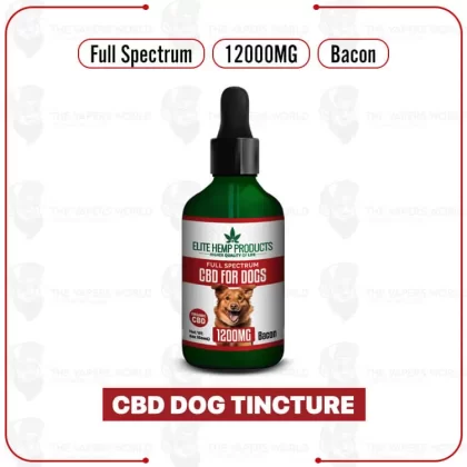 Elite Hemp – CBD Dog Tincture 1200mg Bacon - Thevapersworld