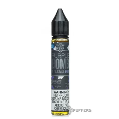 VGOD SaltNic – Iced Purple Bomb 30mL - Nicotine Strength#25mg>50mg