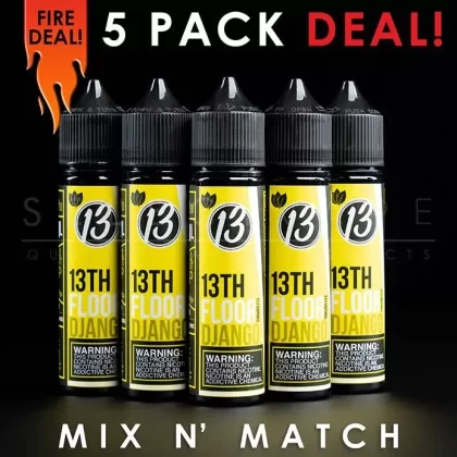 13th Floor Elevapors Eliquid – Django (5 Pack) 300ml