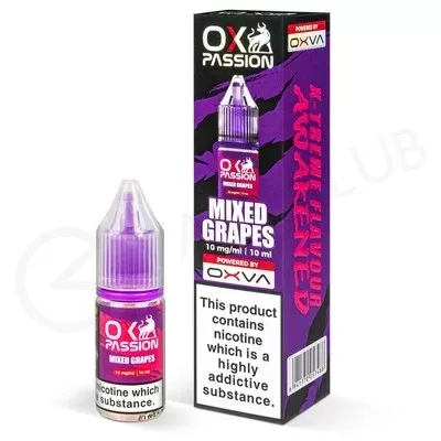 Mixed Grapes Nic Salt E-Liquid by Ox Passion - Ecigpremium