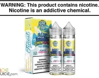 BLUE BERRIES LEMON SWIRL ON ICE BY FINEST SWEET AND SOUR 120ML - Vapejuice