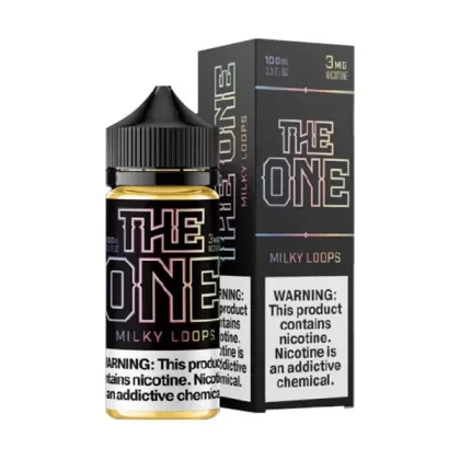 The One Milky Loops eJuice - Vape Product; Vape Product, Vape Product (454B9B)