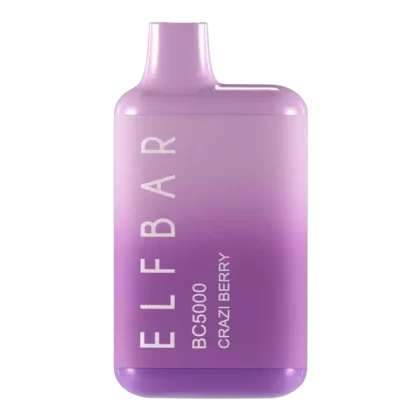 Crazi Berry Elf Bar EB BC5000 Disposable Vape Limited Edition Flavor - Flavor#Crazi Berry Elf Bar (400BED)