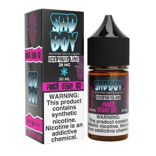 Sadboy Salt E-Liquid – Punch Berry Ice 30ml