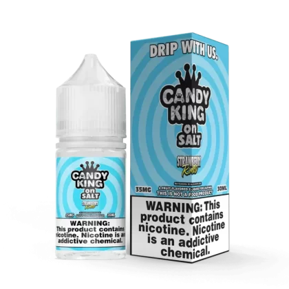 Candy King Strawberry Rolls Salts 30ml - Vape Product, Vape Product