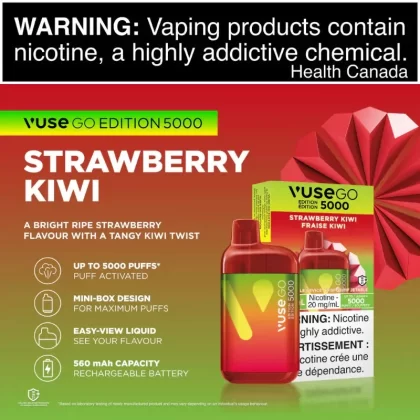 VUSE GO 5000 – STRAWBERRY KIWI