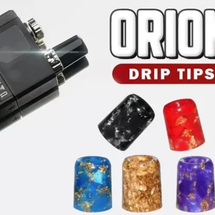 Blitz Sequins Orion Pod Drip Tip - Blue