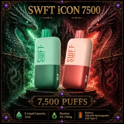 SWFT iCON 7500 - Peach Jelly - Vapeciga