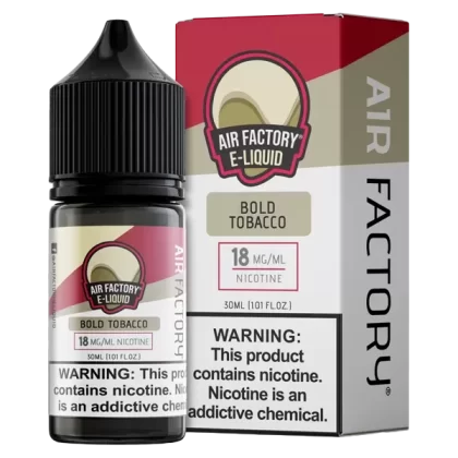Bold Tobacco Air Factory Salt - Consumer; Vape Product, Vape Product