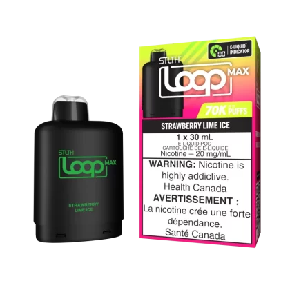 STLTH LOOP MAX POD PACK - Strawberry Lime Ice - 20 mg/mL (wholeseller) (SK) - Excise FED (7DD7C8)