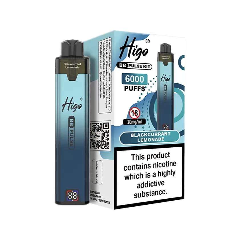 Higo BB Pulse 6000 Pod Kit - Flutty Berry - Image 2