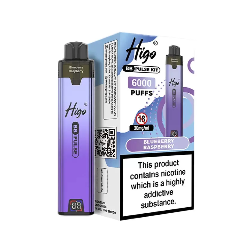Higo BB Pulse 6000 Pod Kit - Flutty Berry - Image 3