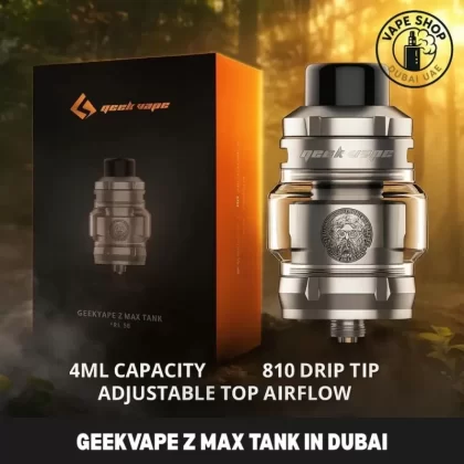 Geekvape Z Max Tank In Dubai - Gunmetal (A8CDB7)