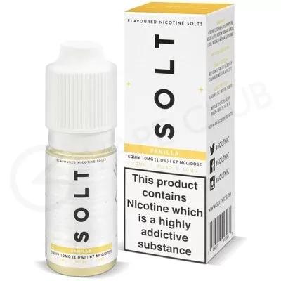 Vanilla Nic Salt E-Liquid by Solt - Ecigpremium