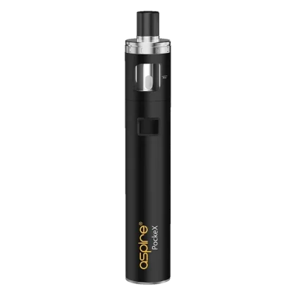 Aspire PockeX Refillable Vape Starter Kit - color#Black>Rose Gold>Rainbow>Silver