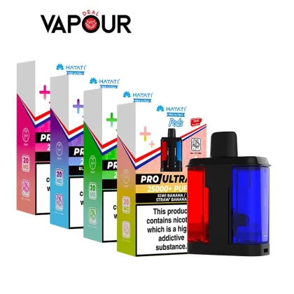 Hayati Pro Ultra Plus 25K Prefilled Pods - Blackcurrant Cotton K / Blue Raspberry, Blackcurrant Lemonade