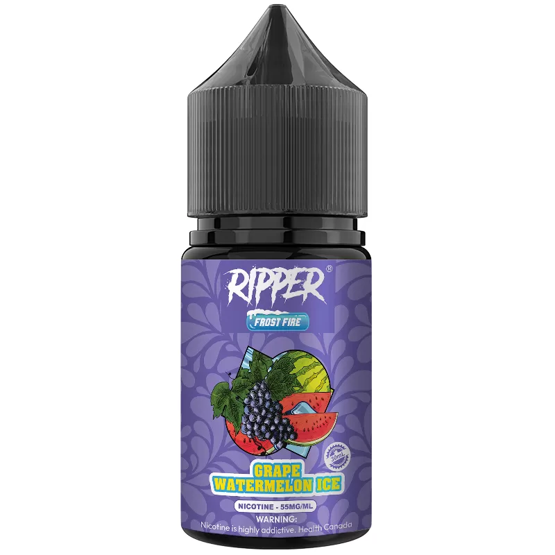 Rufpuf Ripper Frost Fire – Grape Watermelon Ice 30 ml (25/40/55 mg) - Vape Product, Vape Product
